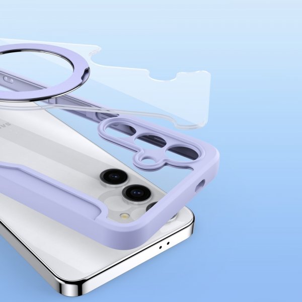Dux Ducis Samsung Galaxy S24 Plus Etui Skin X Pro Series Kickstand MagSafe Lilla