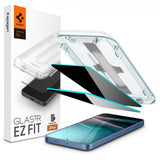 Spigen Samsung Galaxy S24 Plus/Galaxy S25 Plus Skjermbeskytter GLAS.tR EZ Fit Privacy 2-pakning