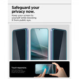 Spigen Samsung Galaxy S24 Plus/Galaxy S25 Plus Skjermbeskytter GLAS.tR EZ Fit Privacy 2-pakning