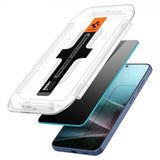 Spigen Samsung Galaxy S24 Plus/Galaxy S25 Plus Skjermbeskytter GLAS.tR EZ Fit Privacy 2-pakning