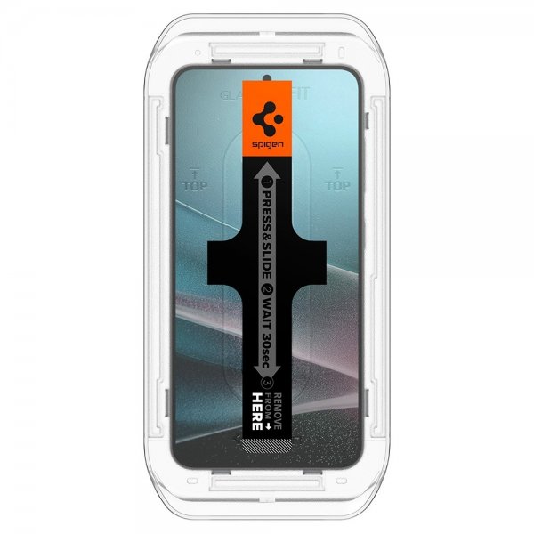 Spigen Samsung Galaxy S24 Plus/Galaxy S25 Plus Skjermbeskytter GLAS.tR EZ Fit Privacy 2-pakning