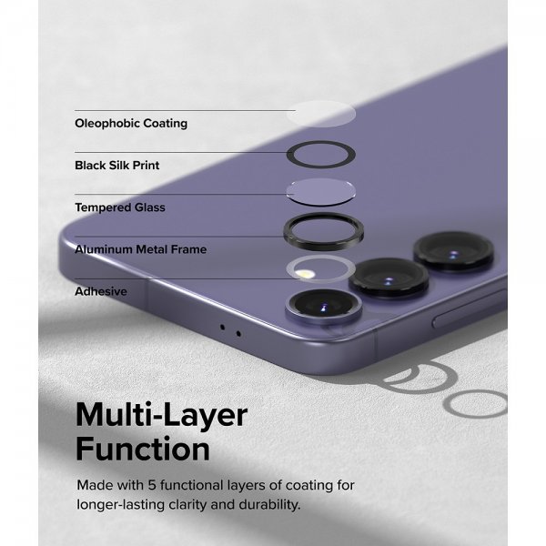 Ringke Samsung Galaxy S24 Plus Kamerabeskytter Camera Lens Frame Svart