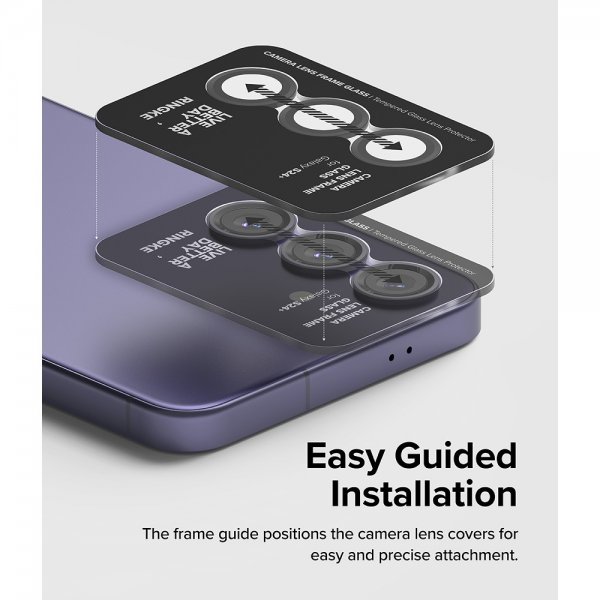 Ringke Samsung Galaxy S24 Plus Kamerabeskytter Camera Lens Frame Svart