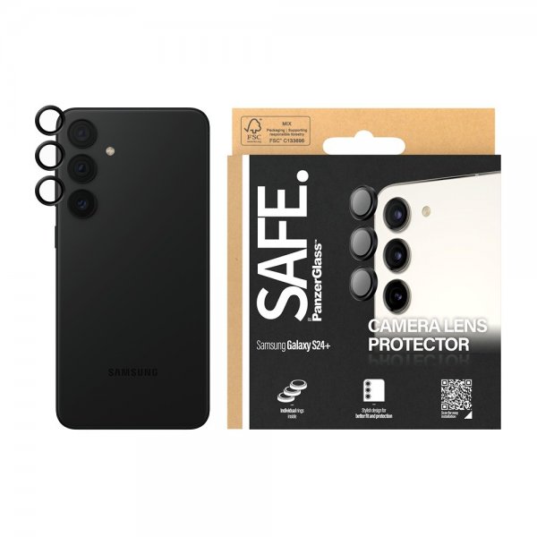 SAFE. by PanzerGlass Samsung Galaxy S24 Plus Kamerabeskytter Camera Protector Svart
