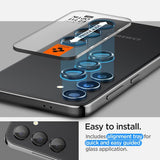 Spigen Samsung Galaxy S24 Plus Kamerabeskytter GLAS.tR EZ Fit Optik Pro 2-pakning Svart