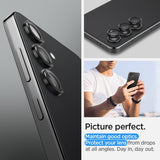Spigen Samsung Galaxy S24 Plus Kamerabeskytter GLAS.tR EZ Fit Optik Pro 2-pakning Svart