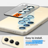 Spigen Samsung Galaxy S24 Plus Kamerabeskytter GLAS.tR EZ Fit Optik Pro 2-pakning Gul