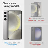 Spigen Samsung Galaxy S24 Plus Kamerabeskytter GLAS.tR EZ Fit Optik Pro 2-pakning Gul