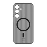 Rvelon Samsung Galaxy S24 Plus Deksel Korrugerte MagSafe Svart