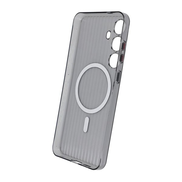 Samsung Galaxy S24 Plus Deksel Korrugerte MagSafe Svart