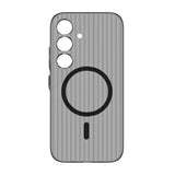 Samsung Galaxy S24 Plus Deksel Korrugerte MagSafe Svart