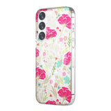 Samsung Galaxy S24 Plus Deksel Blomstermønster MagSafe Rød Grønn