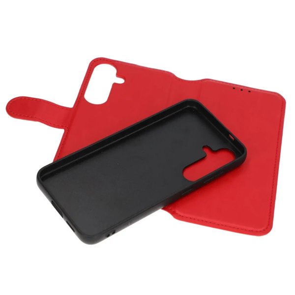 Rvelon Samsung Galaxy S24 Plus Etui Detachable Wallet Case Rød