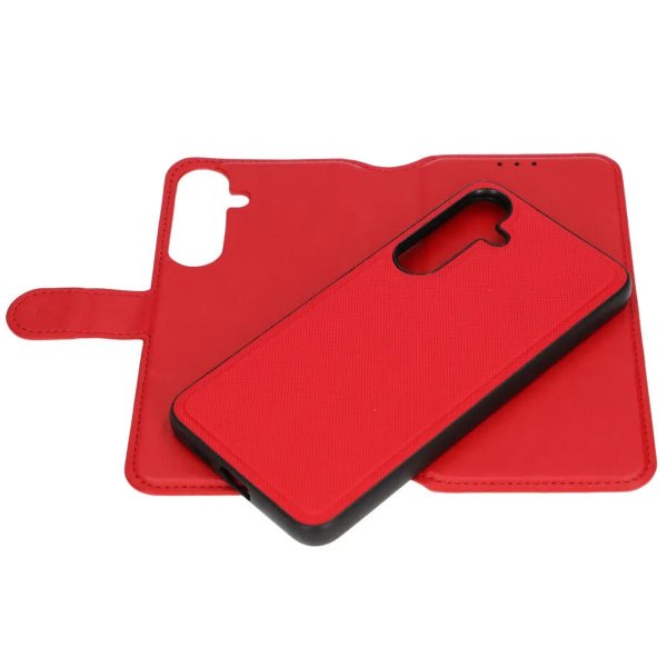 Rvelon Samsung Galaxy S24 Plus Etui Detachable Wallet Case Rød