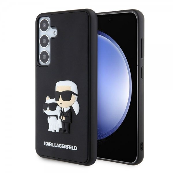 Karl Lagerfeld Samsung Galaxy S24 Plus 3D Rubber Karl & Choupette Svart