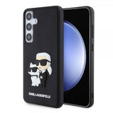 Karl Lagerfeld Samsung Galaxy S24 Plus 3D Rubber Karl & Choupette Svart