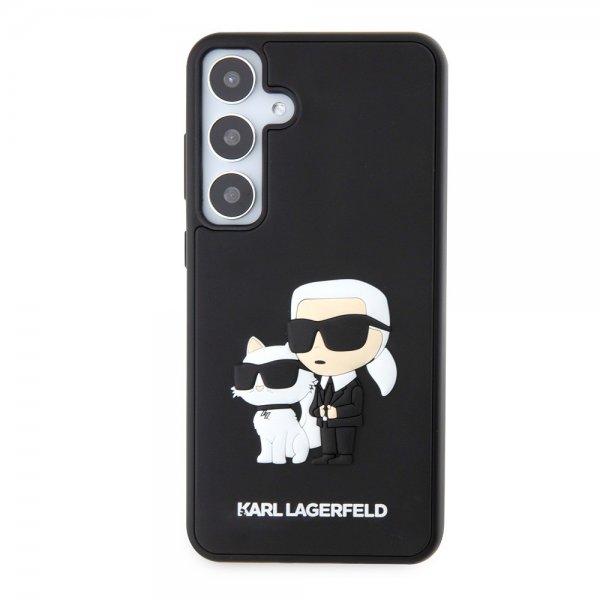 Karl Lagerfeld Samsung Galaxy S24 Plus 3D Rubber Karl & Choupette Svart