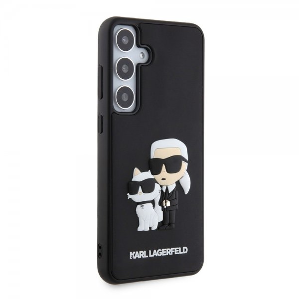 Karl Lagerfeld Samsung Galaxy S24 Plus 3D Rubber Karl & Choupette Svart