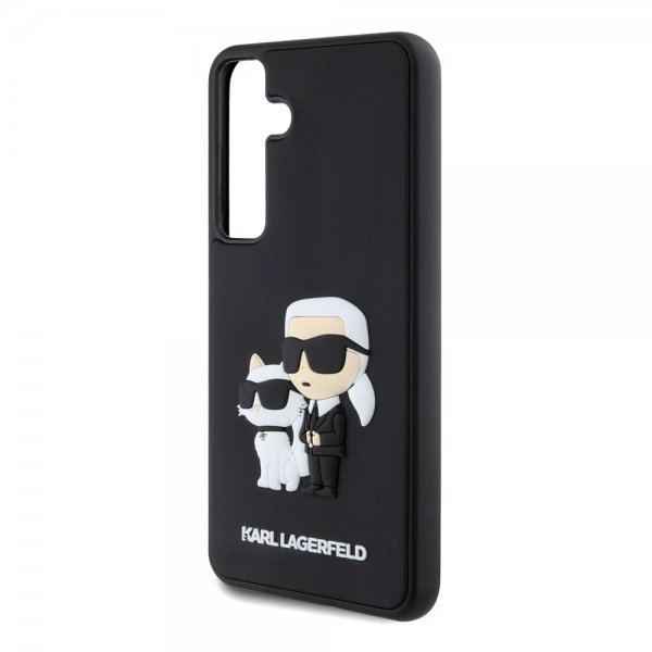 Karl Lagerfeld Samsung Galaxy S24 Plus 3D Rubber Karl & Choupette Svart