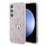 Guess Samsung Galaxy S24 Plus 4G Metal Logo Rosa