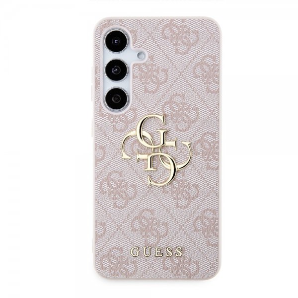 Guess Samsung Galaxy S24 Plus 4G Metal Logo Rosa