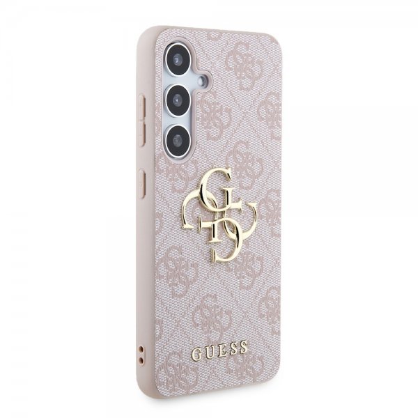 Guess Samsung Galaxy S24 Plus 4G Metal Logo Rosa