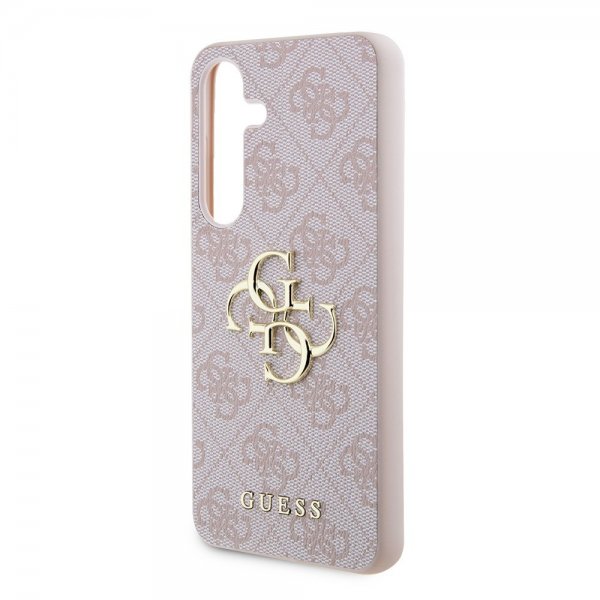 Guess Samsung Galaxy S24 Plus 4G Metal Logo Rosa