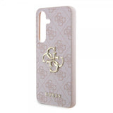 Guess Samsung Galaxy S24 Plus 4G Metal Logo Rosa
