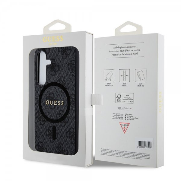 Guess Samsung Galaxy S24 Plus 4G Pattern MagSafe Svart