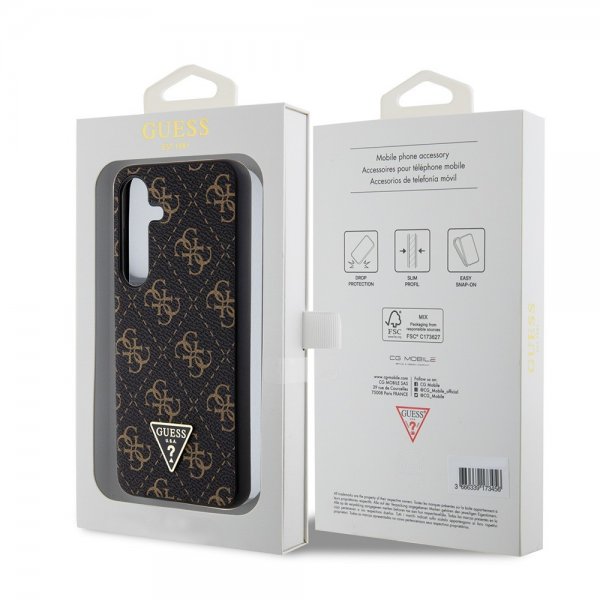 Guess Samsung Galaxy S24 Plus 4G Print Grained Svart