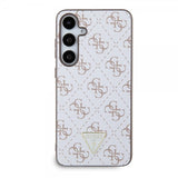Guess Samsung Galaxy S24 Plus 4G Print Grained Hvit