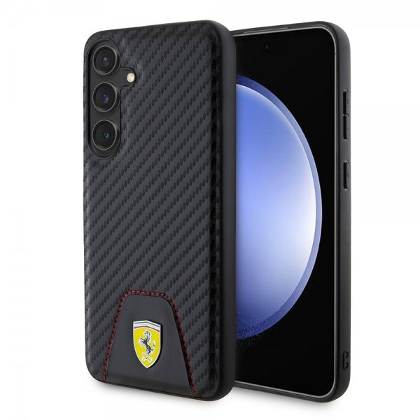Ferrari Samsung Galaxy S24 Plus Carbon & Stripe Svart