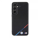 BMW Samsung Galaxy S24 Plus Carbon Tricolor Stripe MagSafe Svart
