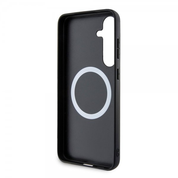 BMW Samsung Galaxy S24 Plus Carbon Tricolor Stripe MagSafe Svart