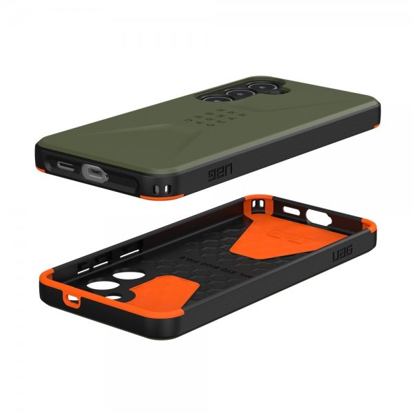 Urban Armor Gear (UAG) Samsung Galaxy S24 Plus Deksel Civilian Olive Drab