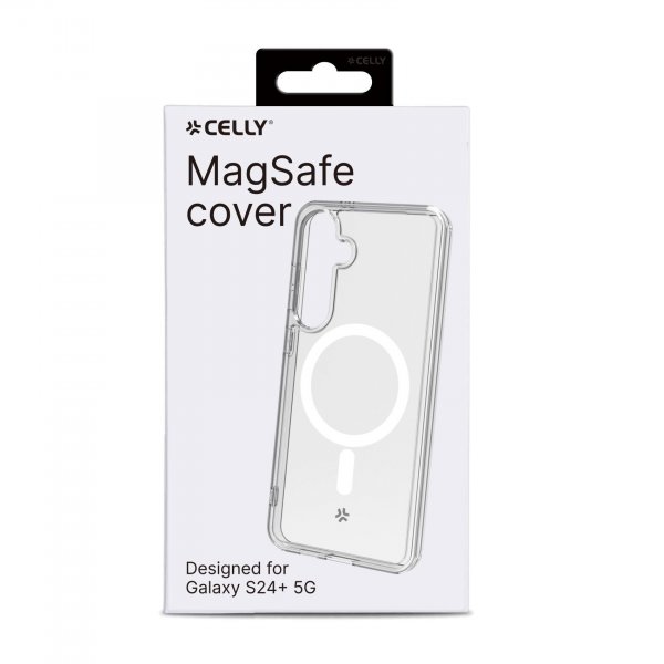 Celly Samsung Galaxy S24 Plus Deksel GELSKINMAG MagSafe Transparent