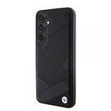 BMW Samsung Galaxy S24 Plus Genuine Leather Textured Svart
