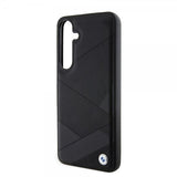 BMW Samsung Galaxy S24 Plus Genuine Leather Textured Svart