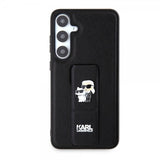 Karl Lagerfeld Samsung Galaxy S24 Plus Grip & Stand Saffiano Svart