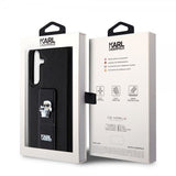 Karl Lagerfeld Samsung Galaxy S24 Plus Grip & Stand Saffiano Svart