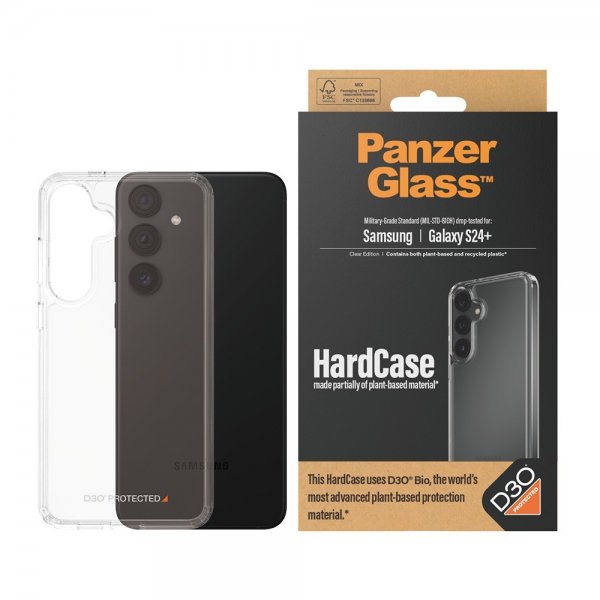 PanzerGlass Samsung Galaxy S24 Plus Deksel HardCase D3O Transparent
