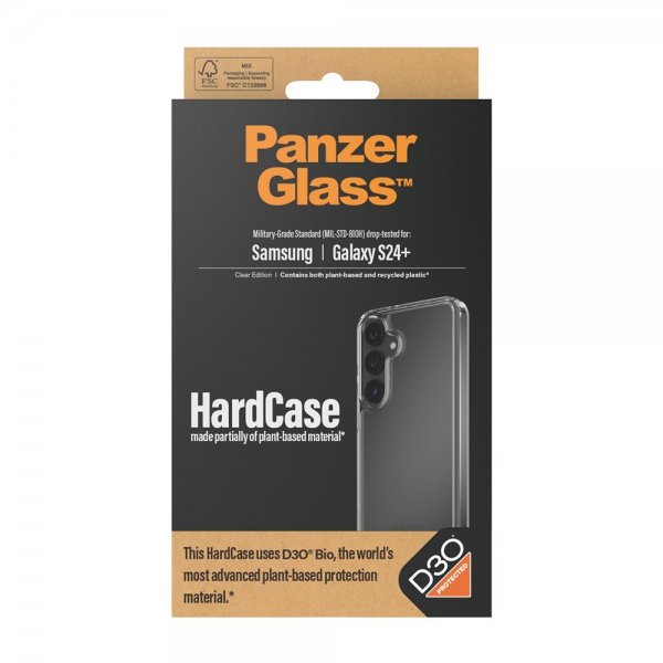 PanzerGlass Samsung Galaxy S24 Plus Deksel HardCase D3O Transparent