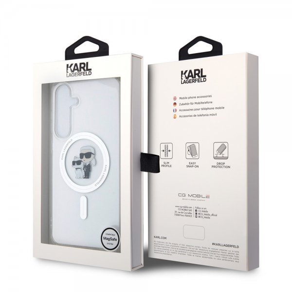 Karl Lagerfeld Samsung Galaxy S24 Plus Ikonik MagSafe Transparent