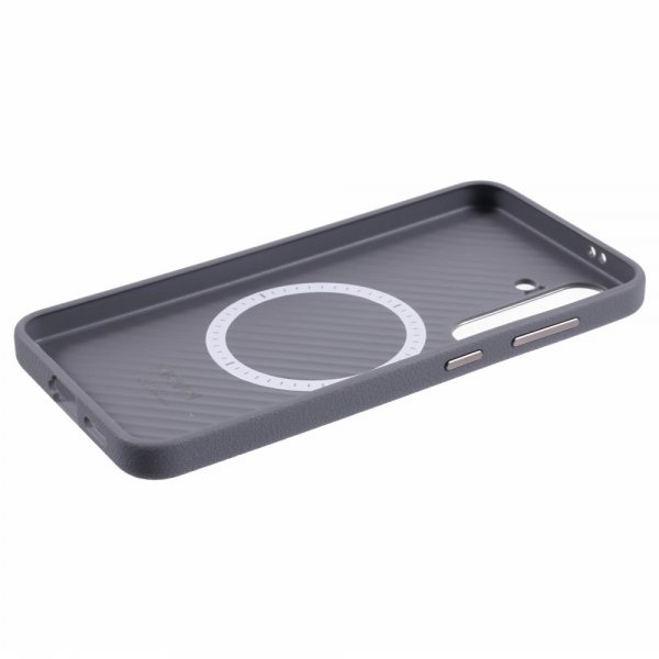 X-Level Samsung Galaxy S24 Plus Deksel Skinntekstur MagSafe Grå