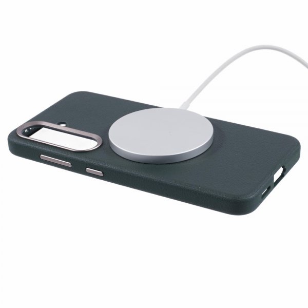 X-Level Samsung Galaxy S24 Plus Deksel Skinntekstur MagSafe Grønn