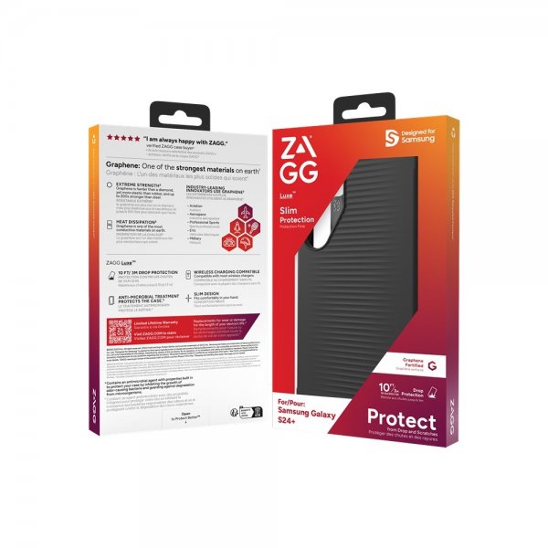 Zagg Samsung Galaxy S24 Plus Deksel Luxe Svart