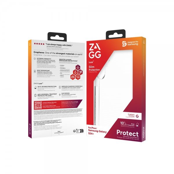 Zagg Samsung Galaxy S24 Plus Deksel Luxe Transparent