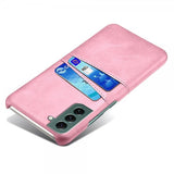 Samsung Galaxy S24 Plus Deksel med To Kortlommer Rosegull