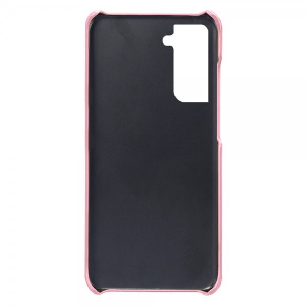 Samsung Galaxy S24 Plus Deksel med To Kortlommer Rosegull