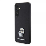 Karl Lagerfeld Samsung Galaxy S24 Plus Saffiano Karl & Choupette Svart
